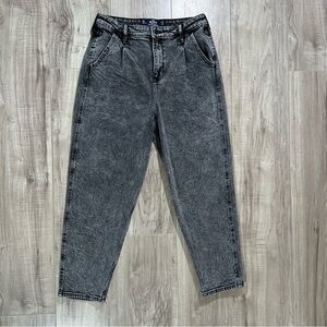 HOLLISTER Black Wash Vintage Stretch Ultra High Rise Mom Jeans 5